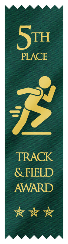English Track and Field Ribbons 1st to 5th Awards4u