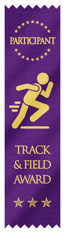 PARTICIPANT T&F TRACK & FIELD RIBBONS