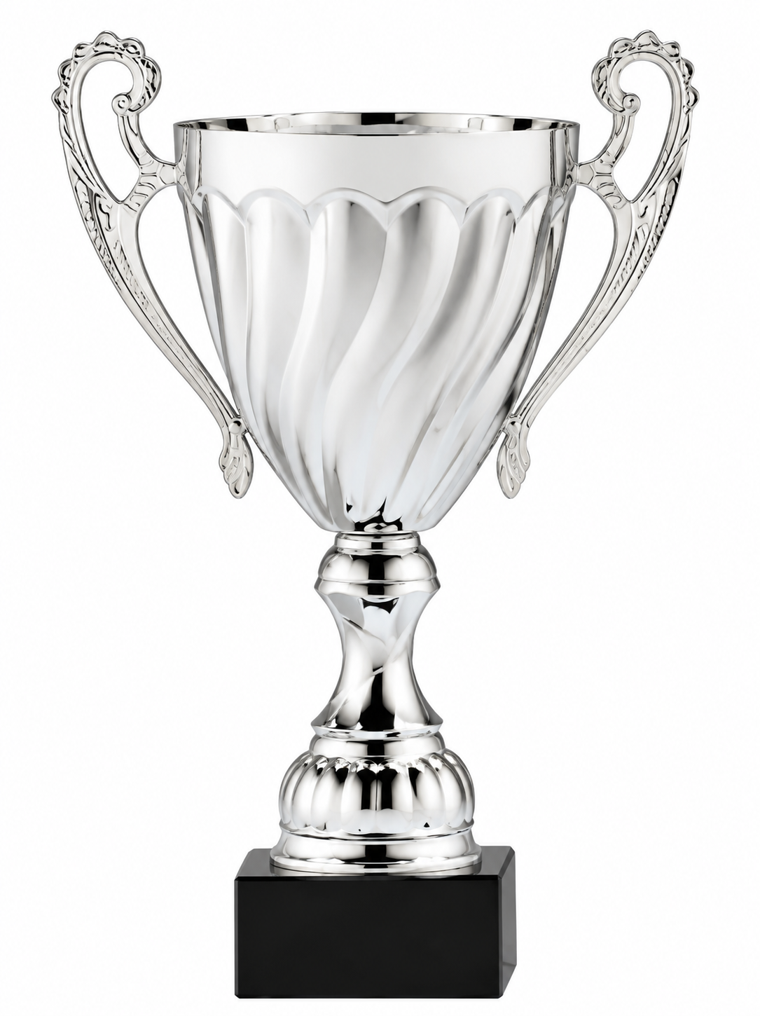 Silver Metal Cup with Marble Base