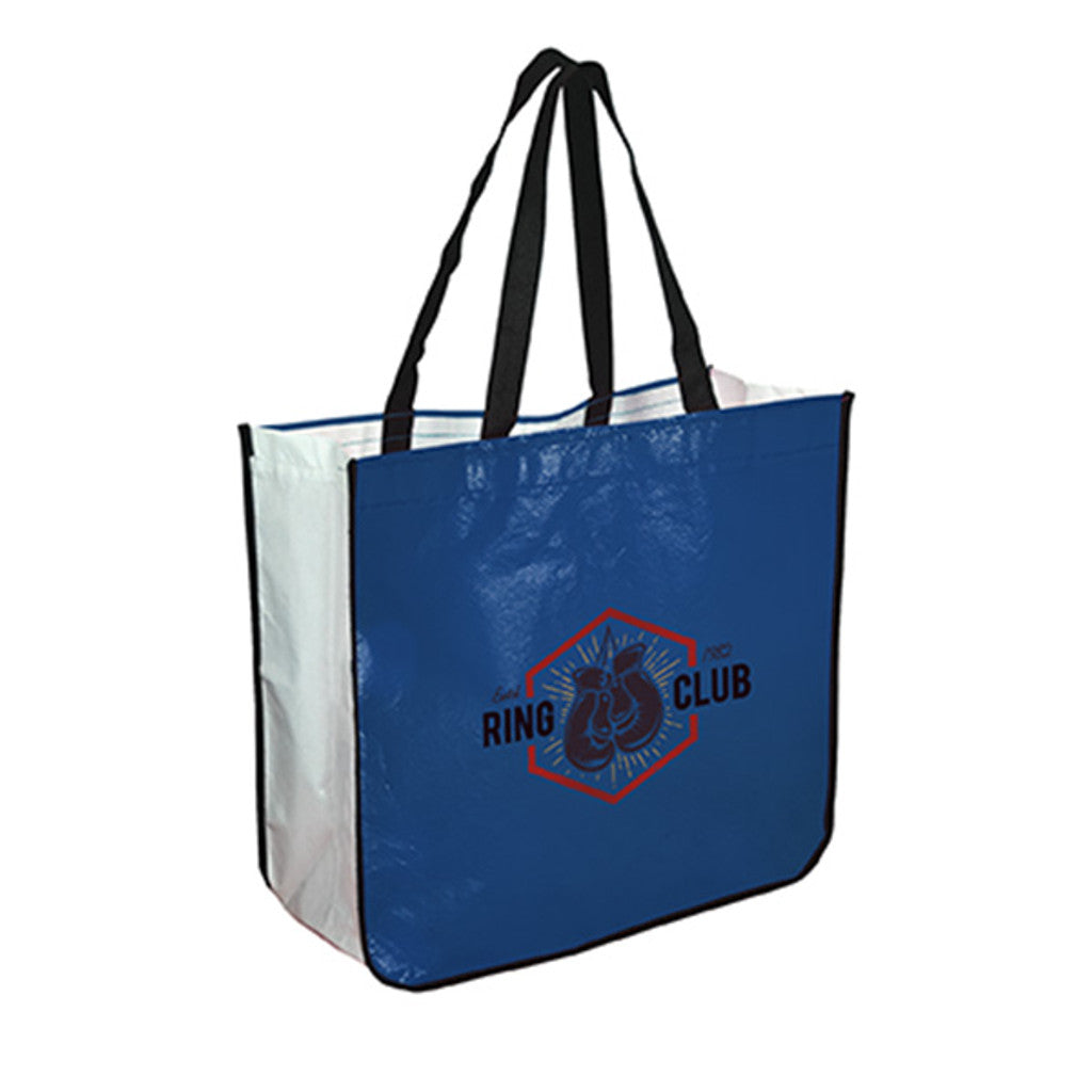 Blue Extra Large Recycled Shopping Tote