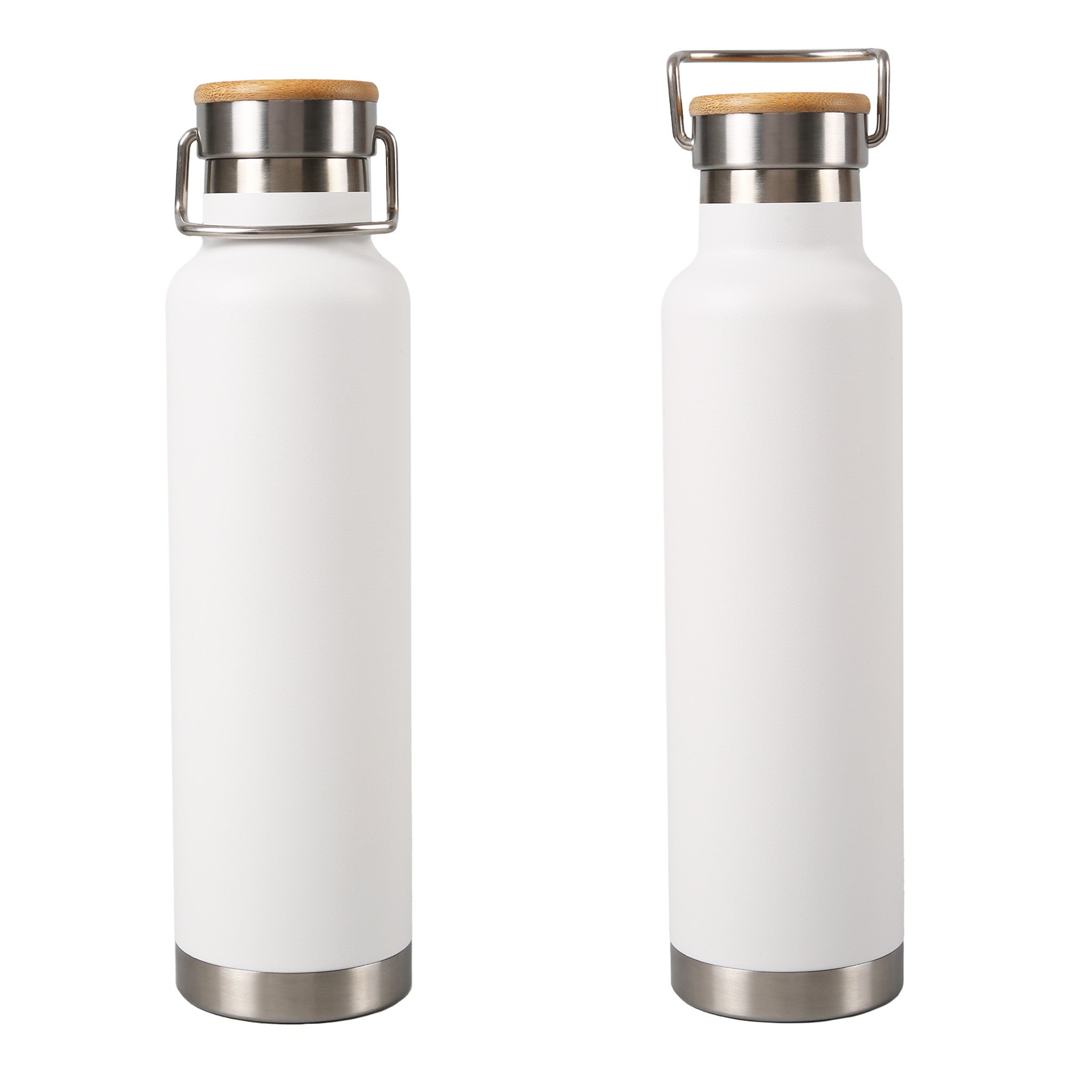 White Loki Stainless Steel Water Bottle