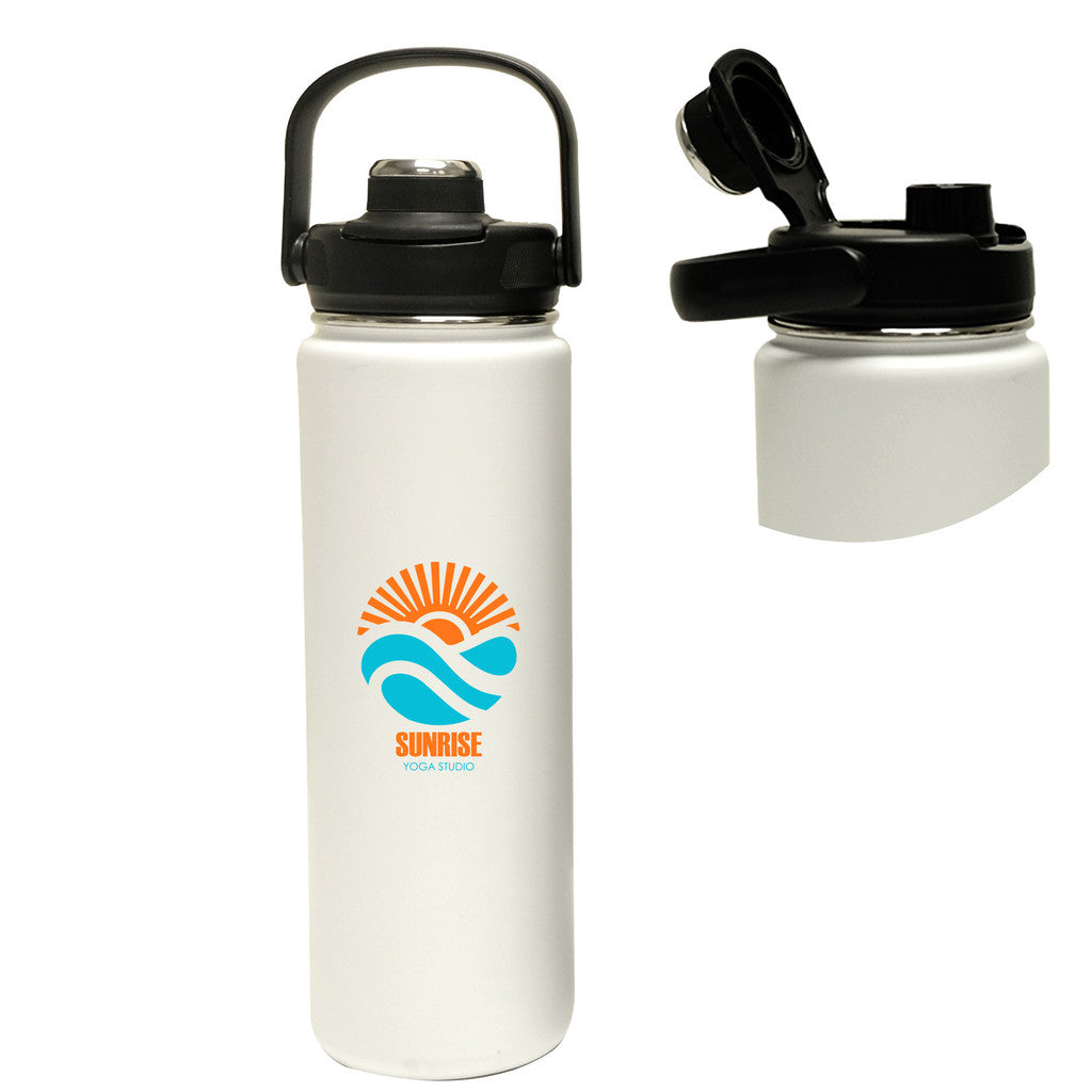 White Larkin 24 Fl. Oz. Water Bottle