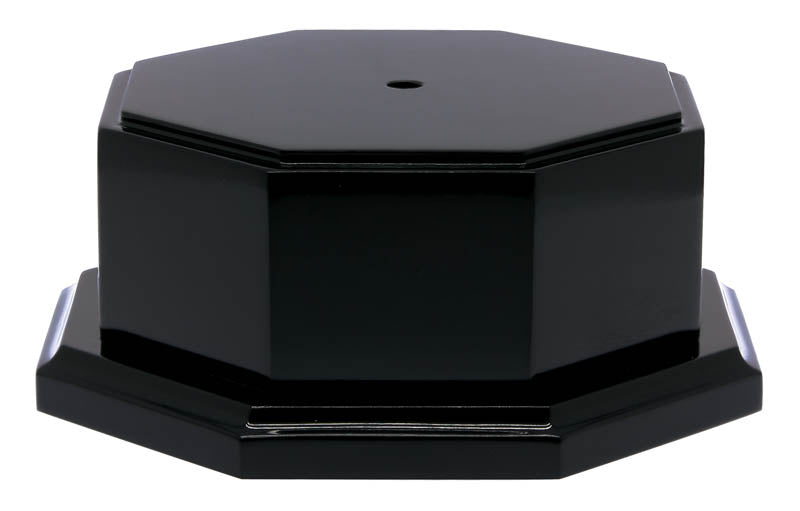 Base Octagonal Wood Gloss Black