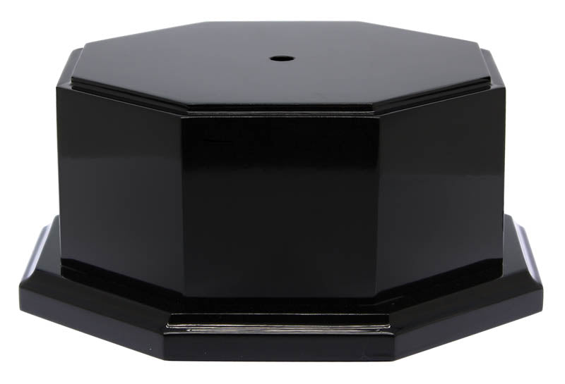 Base Octagonal Wood Gloss Black