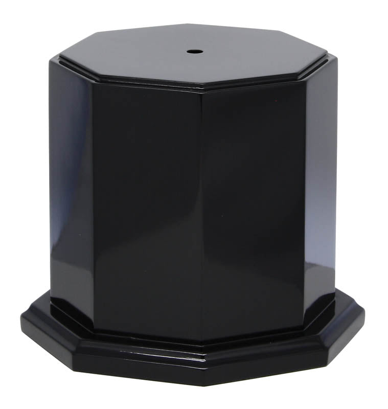 Base Hex Wood Gloss Black