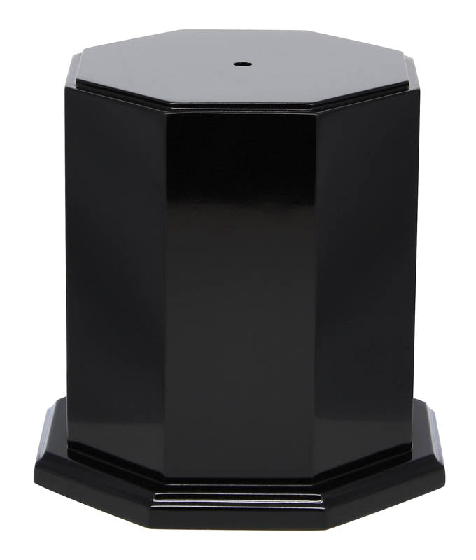 Base Hex Wood Gloss Black