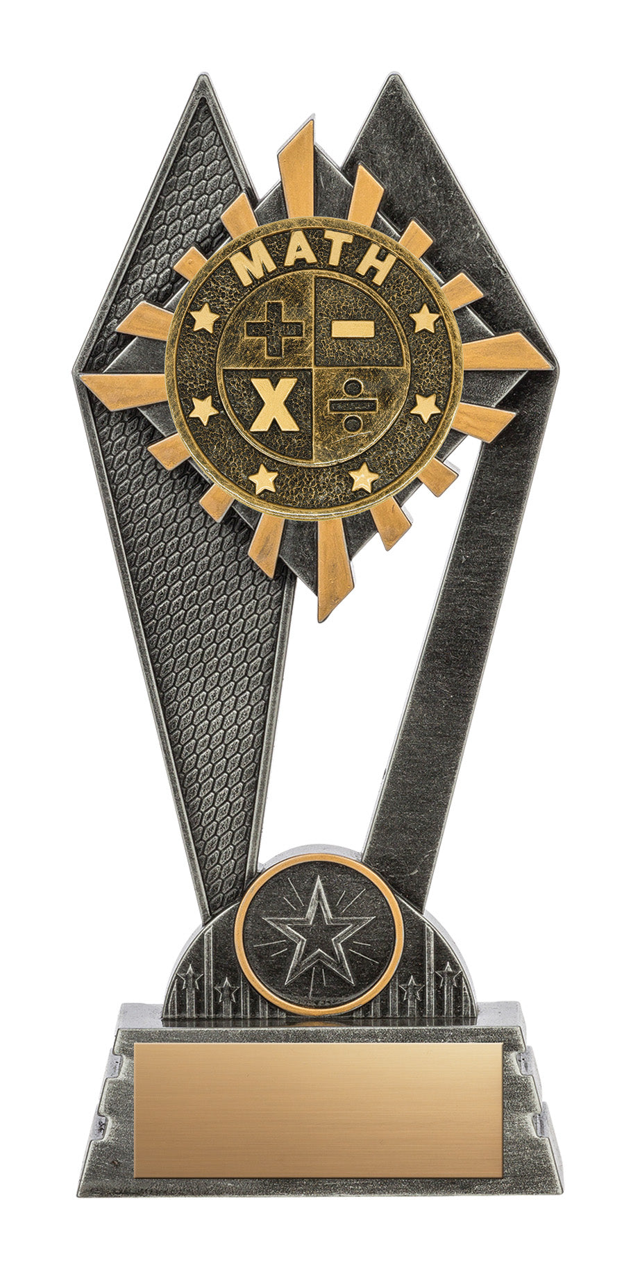 Peak Series Math Resin Trophy