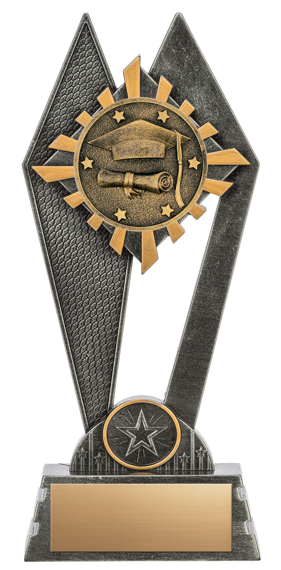Peak Series Graduation Resin Trophy
