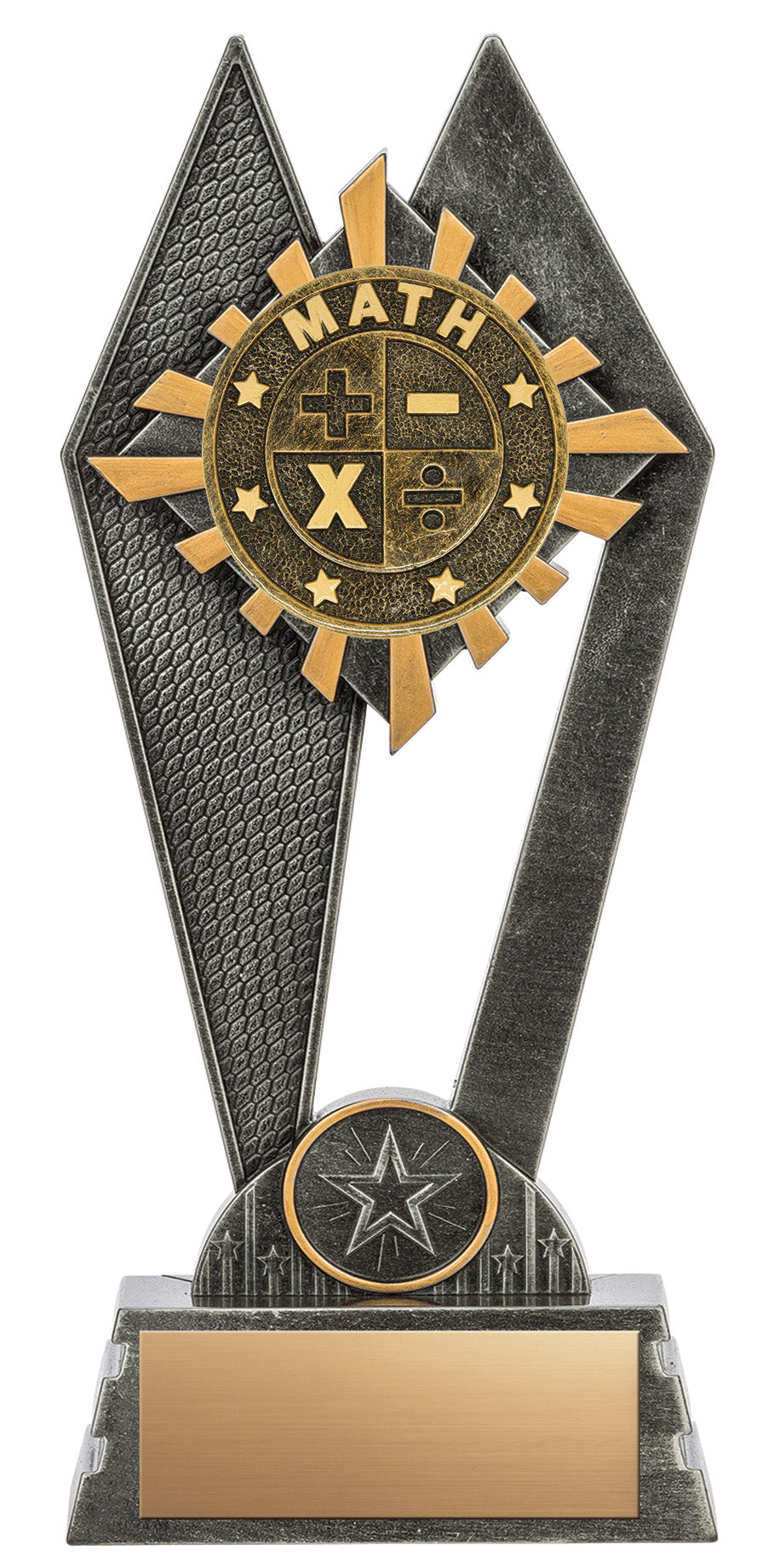 Peak Series Math Resin Trophy