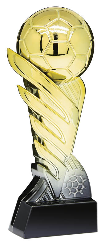 Heavyweight Series Pegasus Soccer – Gradient Gold/Black, Weighted Plastic Award