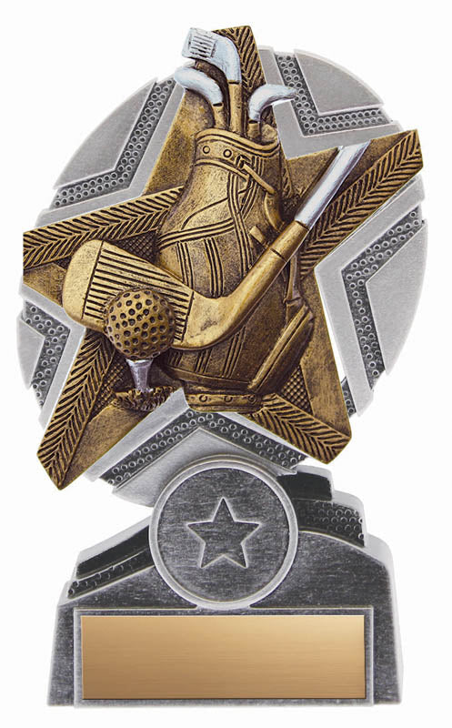 ProStar Golf Resin Trophy