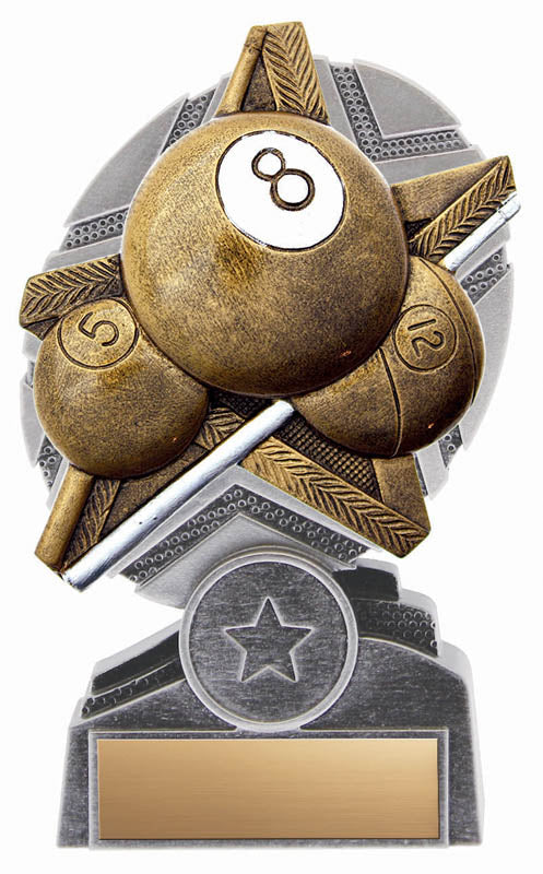 ProStar Billiards Resin Trophy