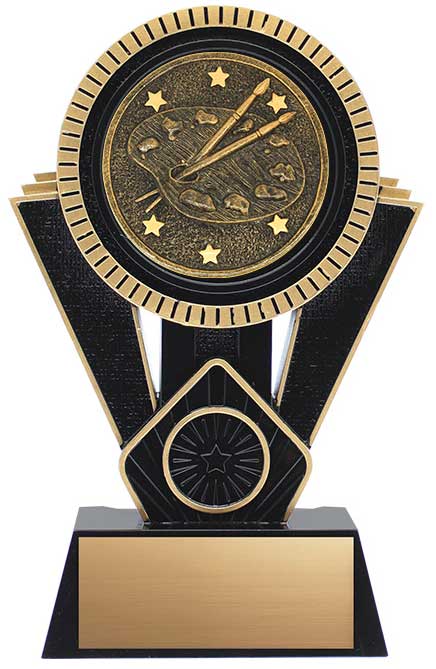 Apex Art Trophy Black and Gold