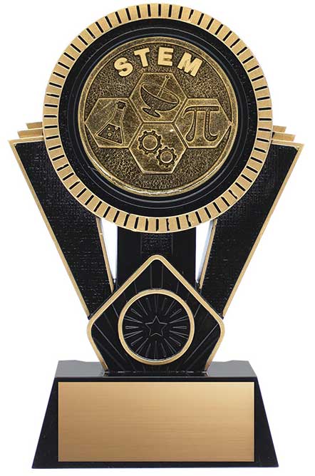 Apex STEM Trophy Black and Gold