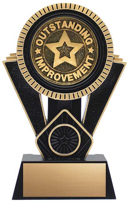 Apex Outstanding Improvement Award, Black and Gold