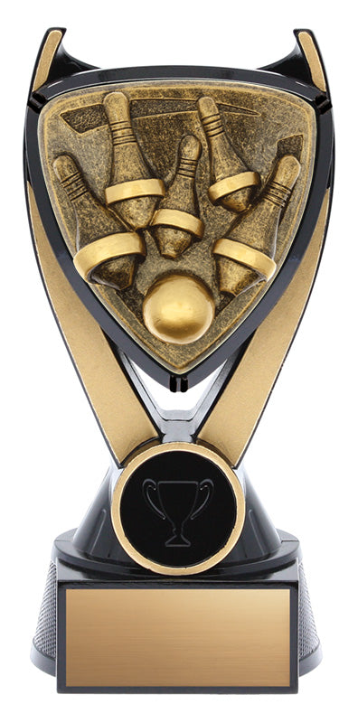 Spirit Series Bowling 5-Pin Resin Trophy