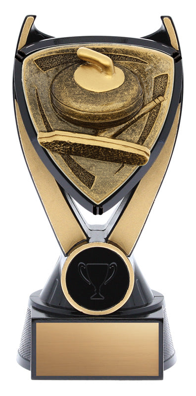 Spirit Series Curling Resin Trophy