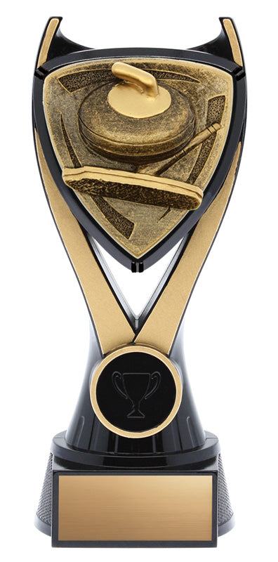 Spirit Series Curling Resin Trophy