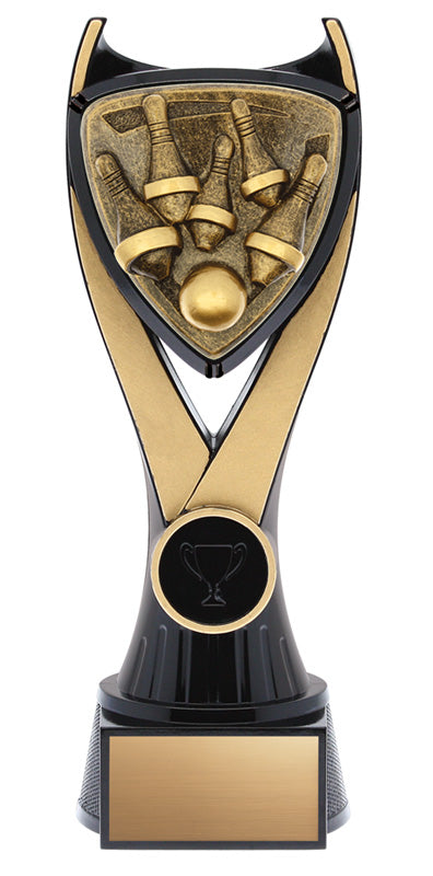 Spirit Series Bowling 5-Pin Resin Trophy
