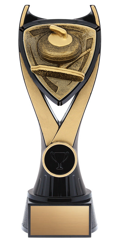 Spirit Series Curling Resin Trophy