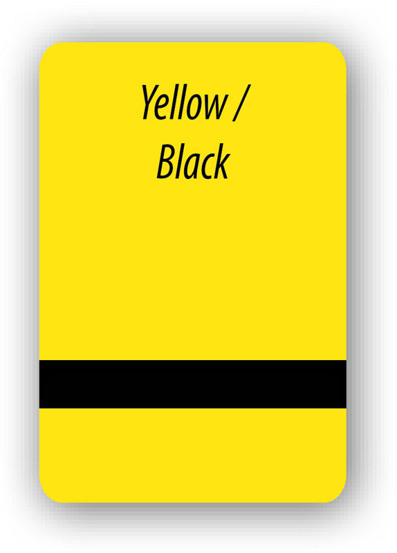 Plastic Tag 4" x 10" Lamacoid Tag