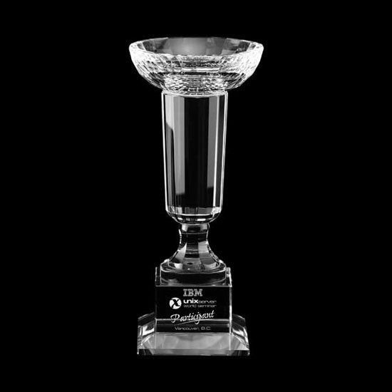 11" Pinnacle Bowl Crystal Trophy