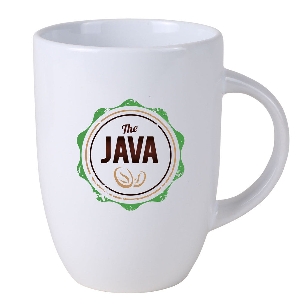 Get Puritt Ceramic Mug 385 Ml. (13 Fl. Oz.) | Custom White Glass Mugs