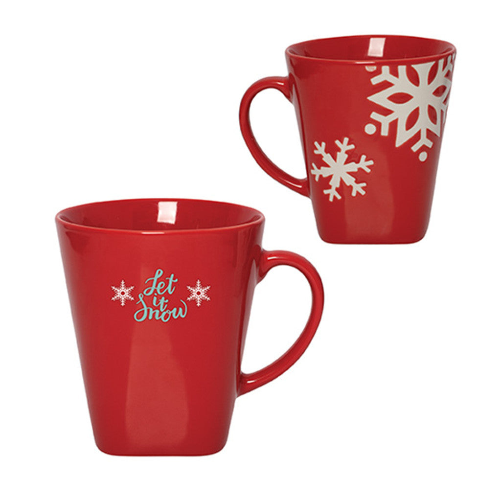 Custom Vinter 350 ML. (12 Fl. Oz.) Snowflake Mug