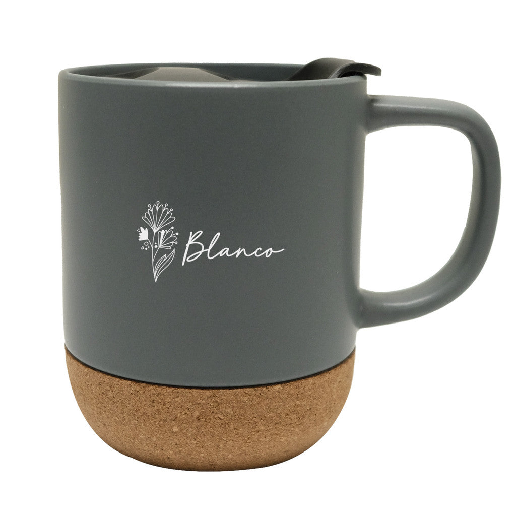 Buy Evora 325ml (11 fl oz) Cork Base Ceramic Mug | Custom Coffee Mug