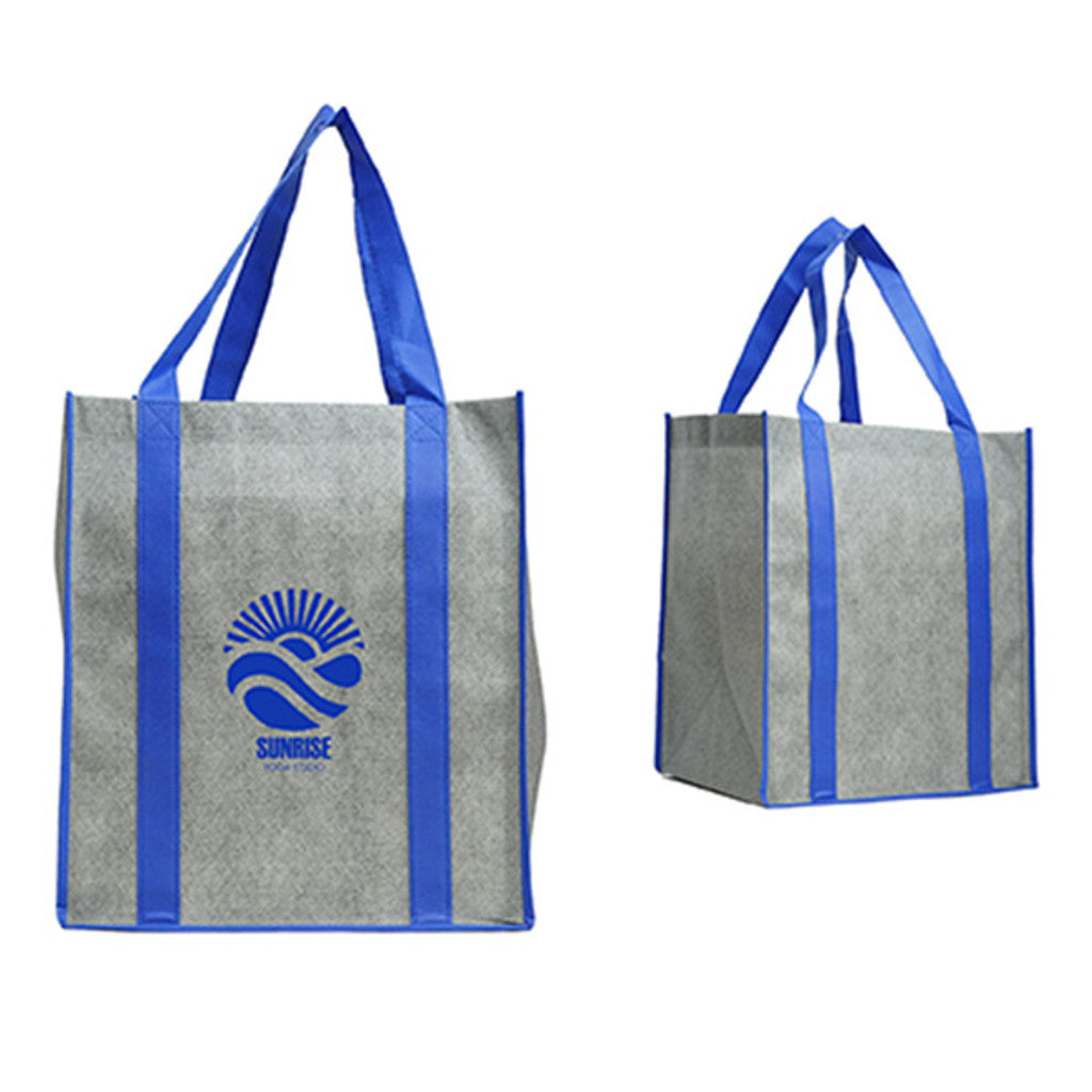 Heathered Jumbo Tote | Reusable Non-Woven Carry Bag