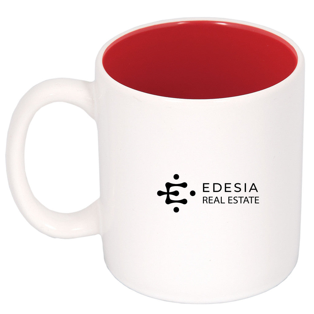 450 ml Stylish C‑Handle Two‑Tone Coffee Mug