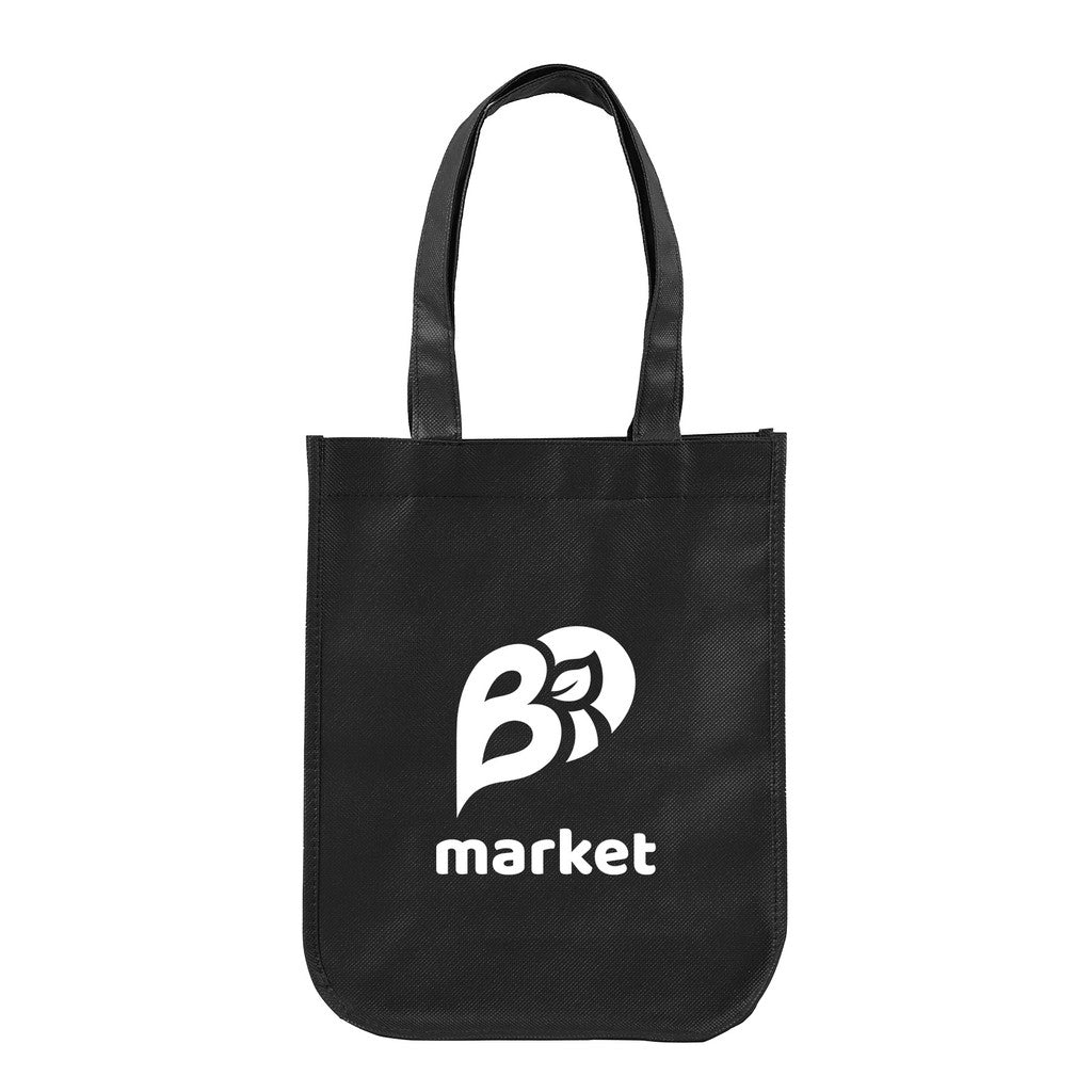 Black Essentials Non-Woven Fashion Tote Bag