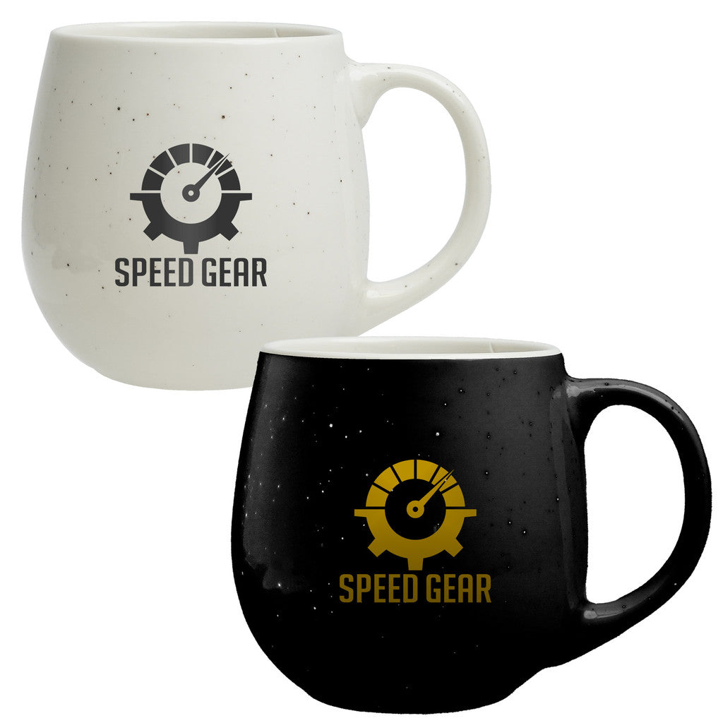 Elegant Kootenay Speckled 520 Ml Bone China Mug