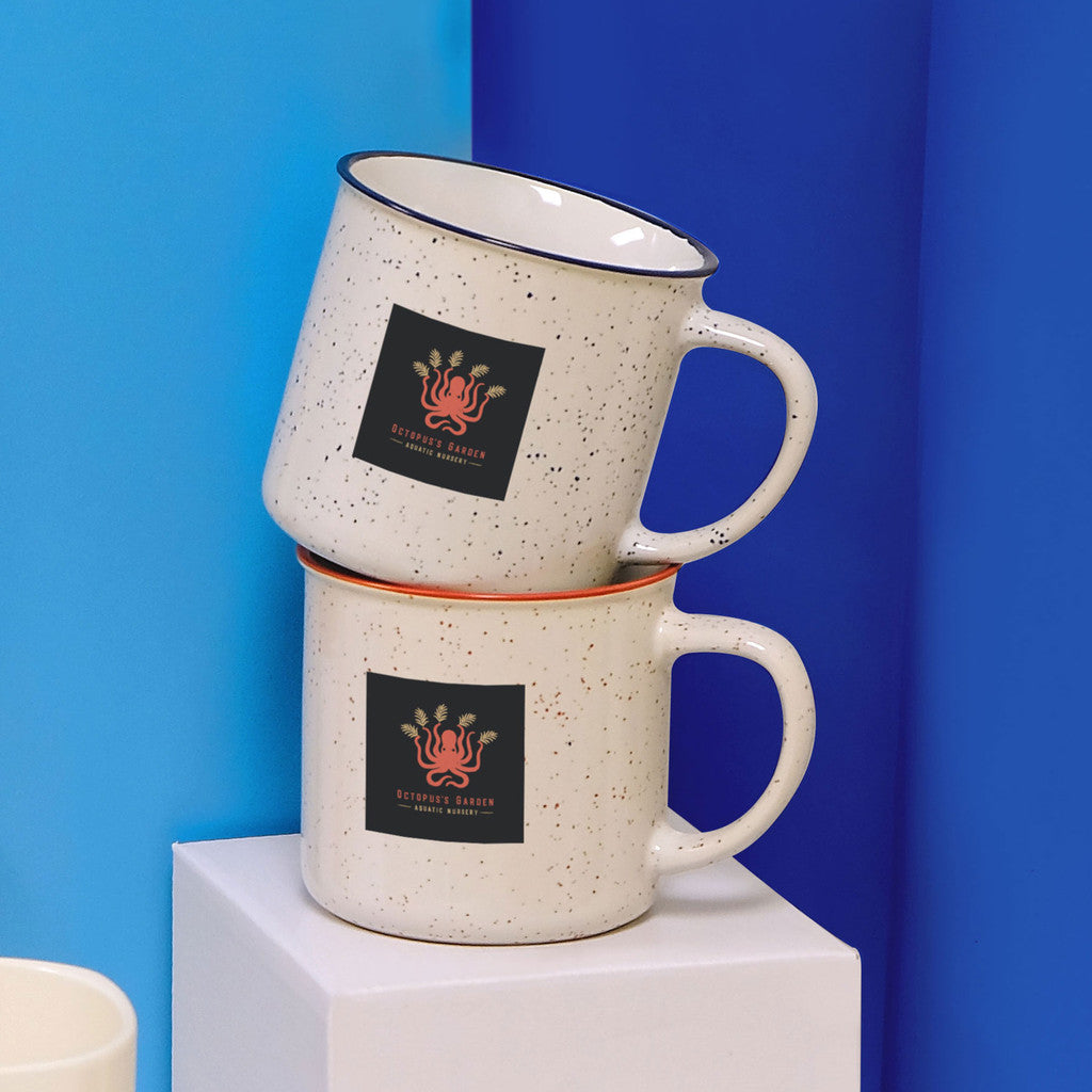 Beach House 325 Ml. 11 Fl. Oz. Speckled Mugs