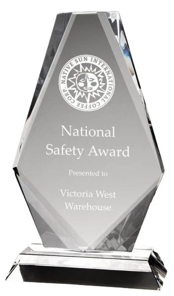 Regal Series Crystal Diamond Award Trophy