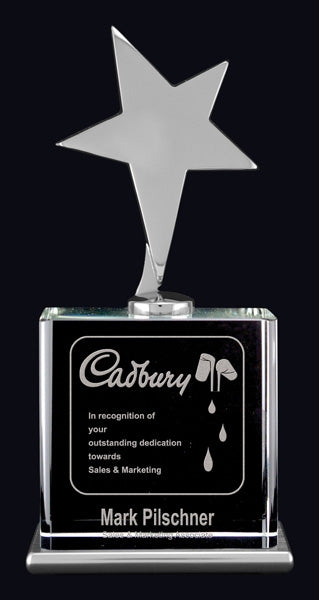 Vega Crystal Metal Star Award