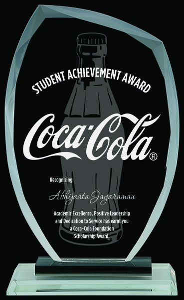 Buy Clear Glass Beijing Award - Custom Engraved Trophies