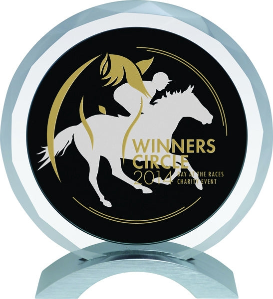 Order Clear Glass Meridian Award - Glass Trophy Award