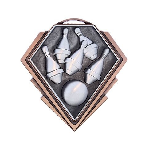 Diamond Series 5 Pin Bowling Medal