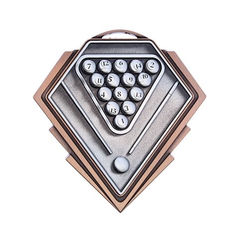 Diamond Series Billiards Medal