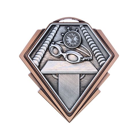 Diamond Series Swimming Medal