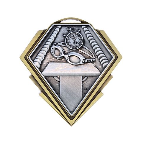 Diamond Series Swimming Medal