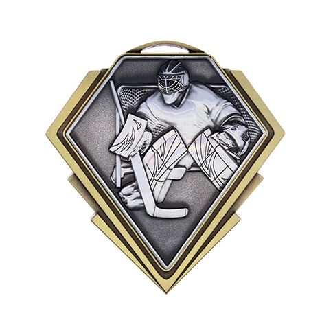 Diamond Series Hockey Goalie Medal