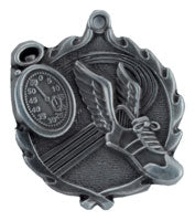 1¾" Track Sculptured Medal