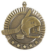 2¾" Hockey Star Medal