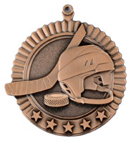 2¾" Hockey Star Medal