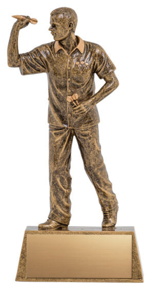 Resin Pinnacle Dart Man 9″