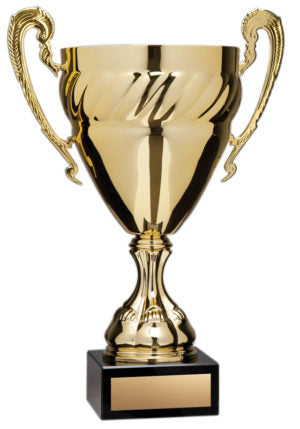 Economy Cup Large, Gold w Braided Band