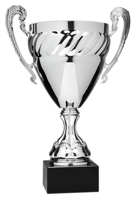 Economy Cup Large, Silver w Braided Band