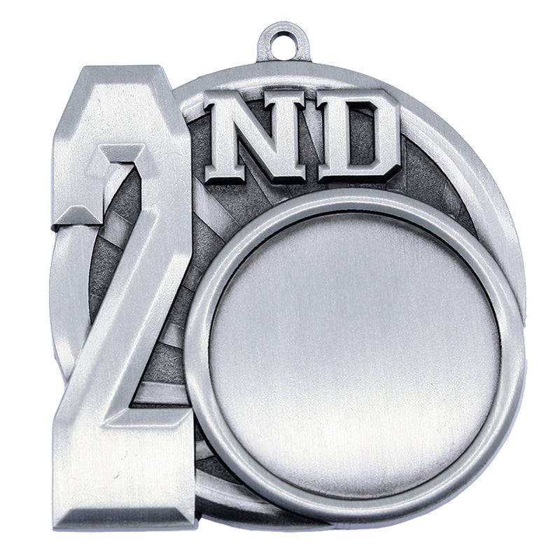 2.5" Custom 2nd Place Medal